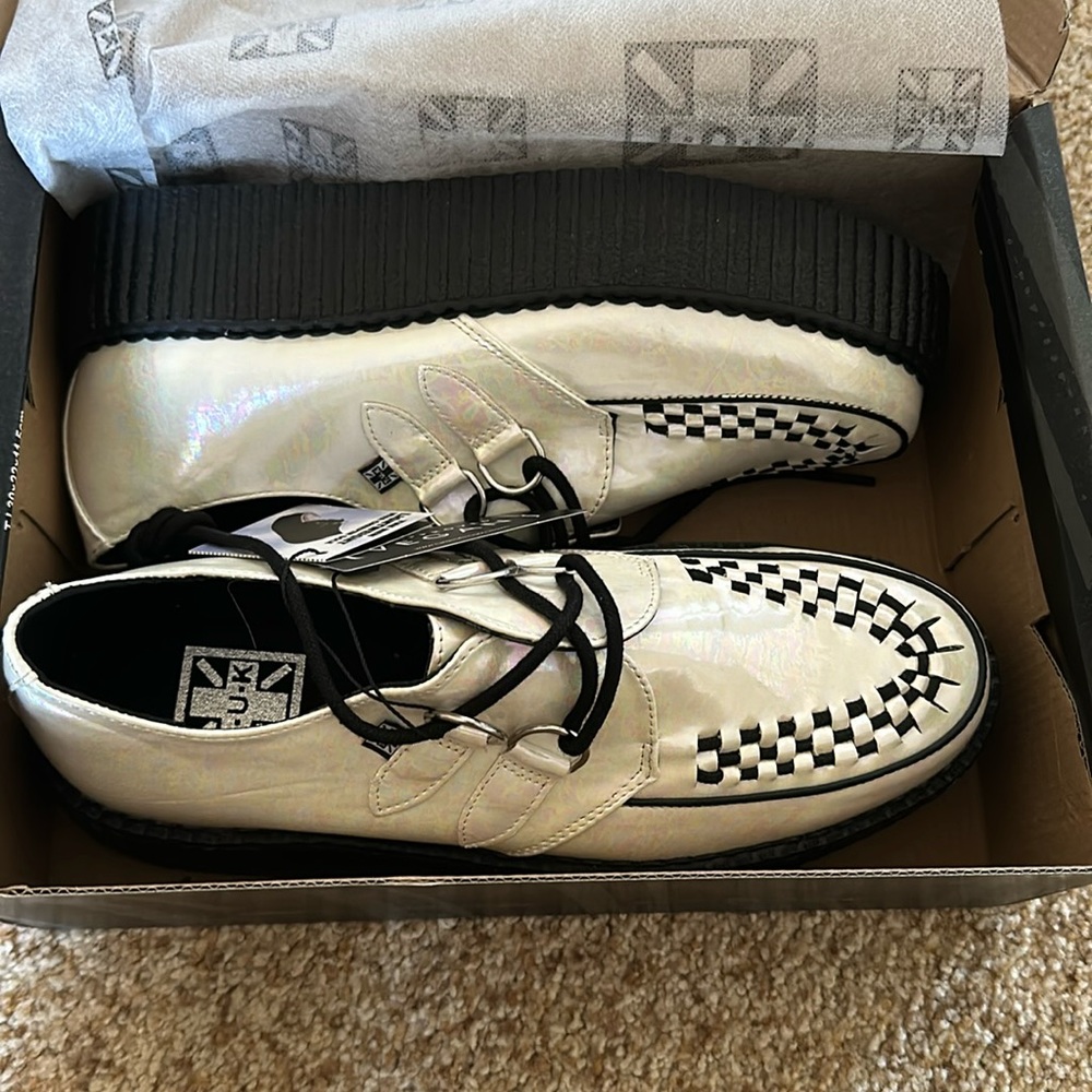 Women’s size 10 T.U.K Platform Shoes NWT